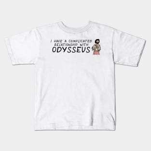 Greek Myth Comix -  Odysseus: it's complicated Kids T-Shirt